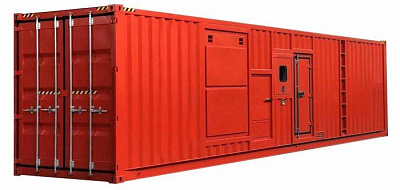 Дизельный генератор MGE P1400MH 6300 В в контейнере ДЭР